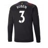 Herren Fußballbekleidung Manchester City Ruben Dias #3 Auswärtstrikot 2022-23 Langarm